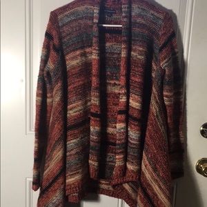 American Eagle Outfitters multi colored open front cardigan size SP